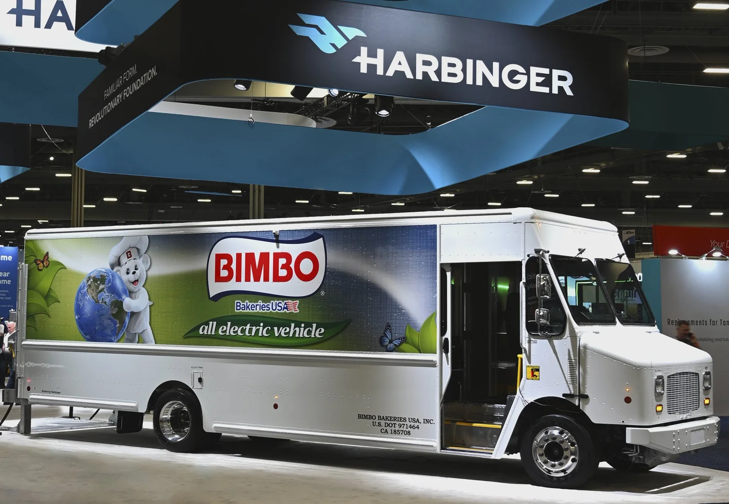 Harbinger commercial EV chassis display