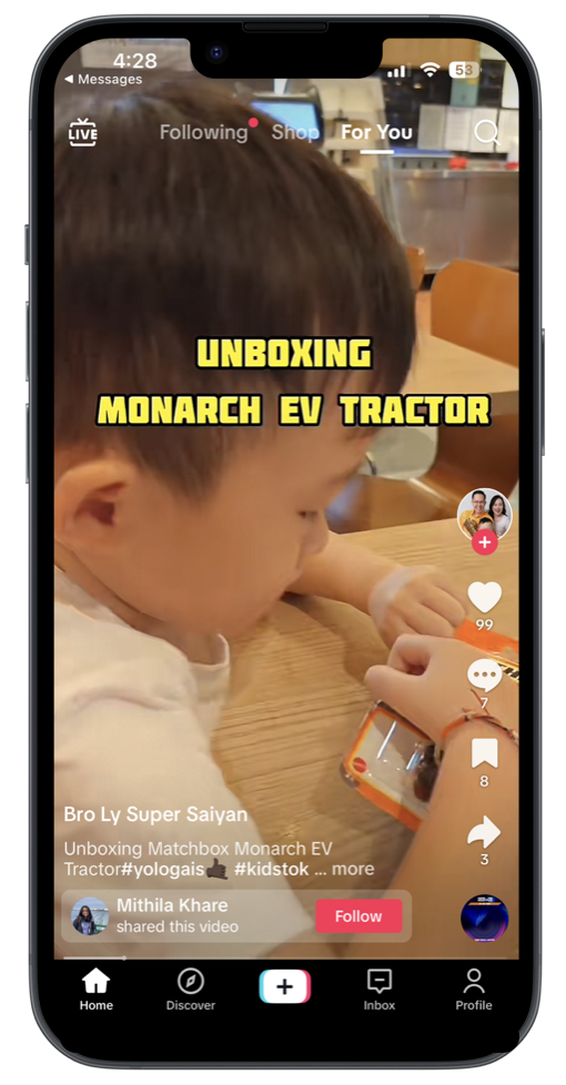 Mattel Matchbox Monarch Tractor collectible