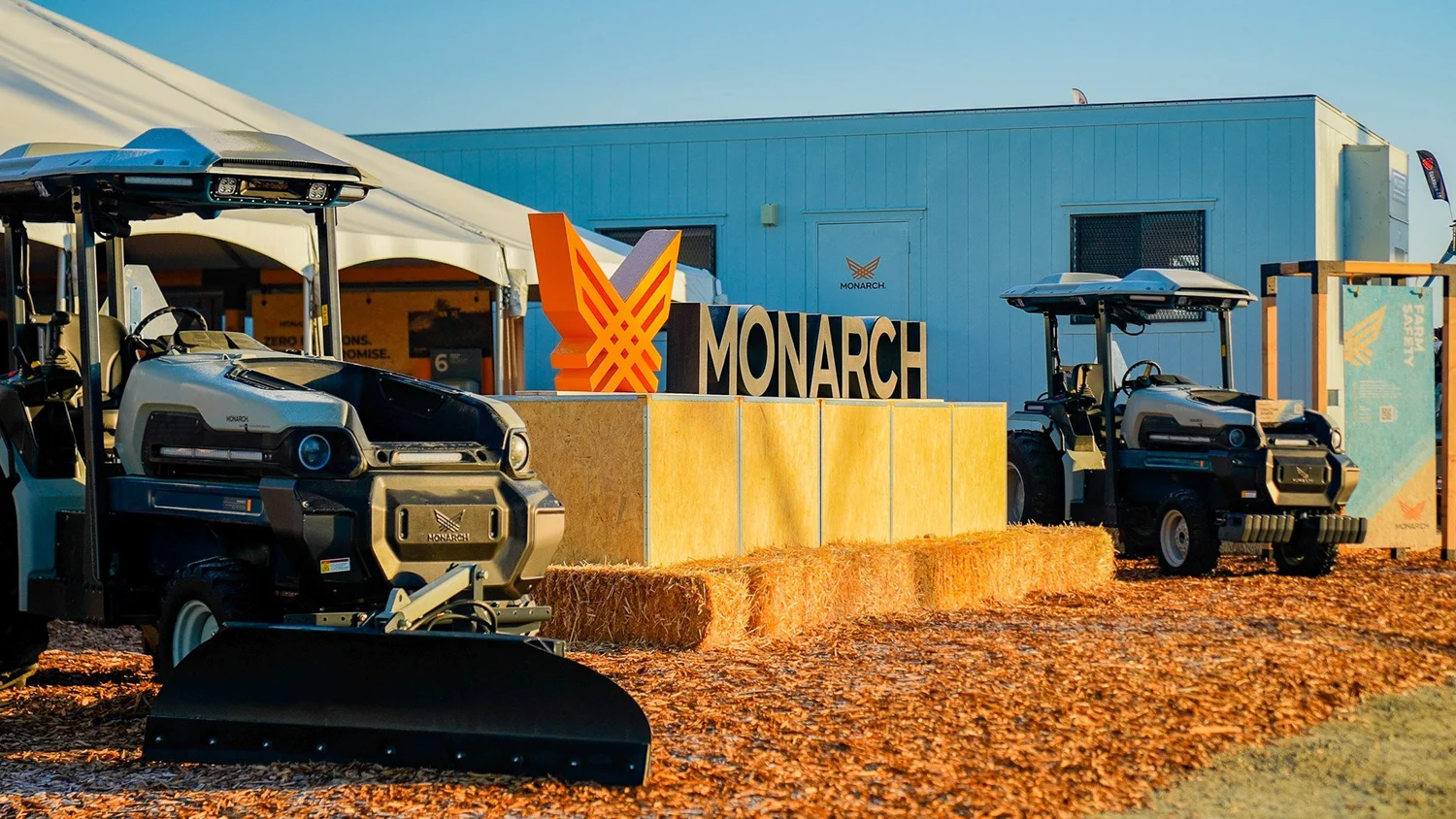 Monarch Tractor flagship World Ag Expo exhibit