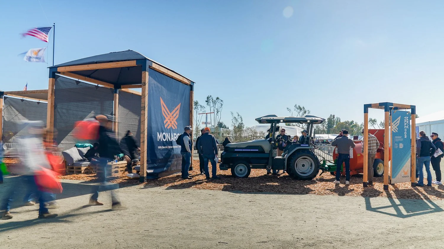 Monarch electric tractor showcase